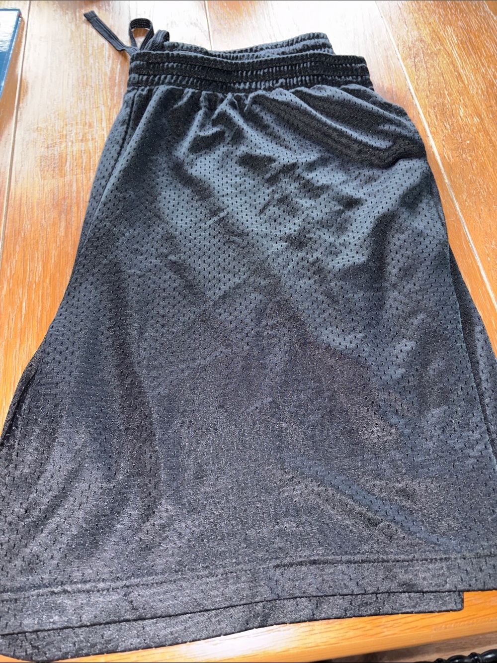 STARTER Black Athletic Mesh Shorts with Drawstring Waist